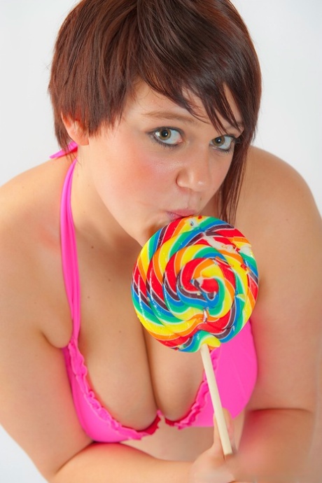 voluptuous oriental stimulates her twat with a strong toy hot naked img