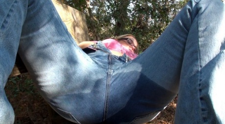 chubby duo dominating guy outdoors beautiful img