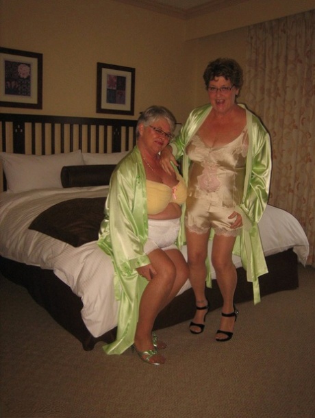 fat women in satin bras art nude photo
