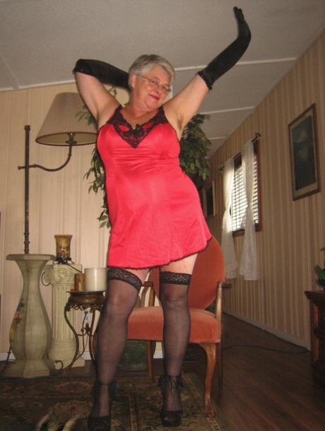 bbw loves to show off her different panties top image