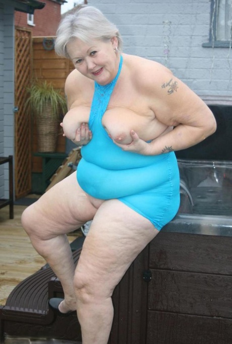 chubby granny lingerie free image