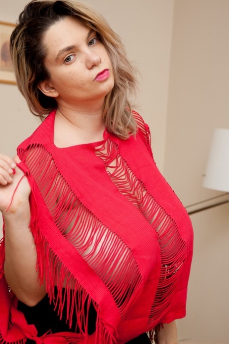 thick milf pornstar anastasia lux unveiling huge juggs and pretty photo