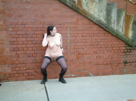 chubby perverted bitch in stockings deserves a rough pornographic picture