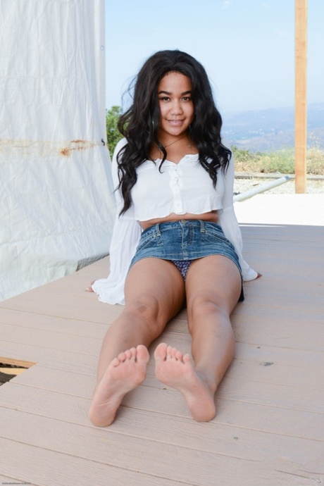 chubby cutie gets naked and masturbates nice image